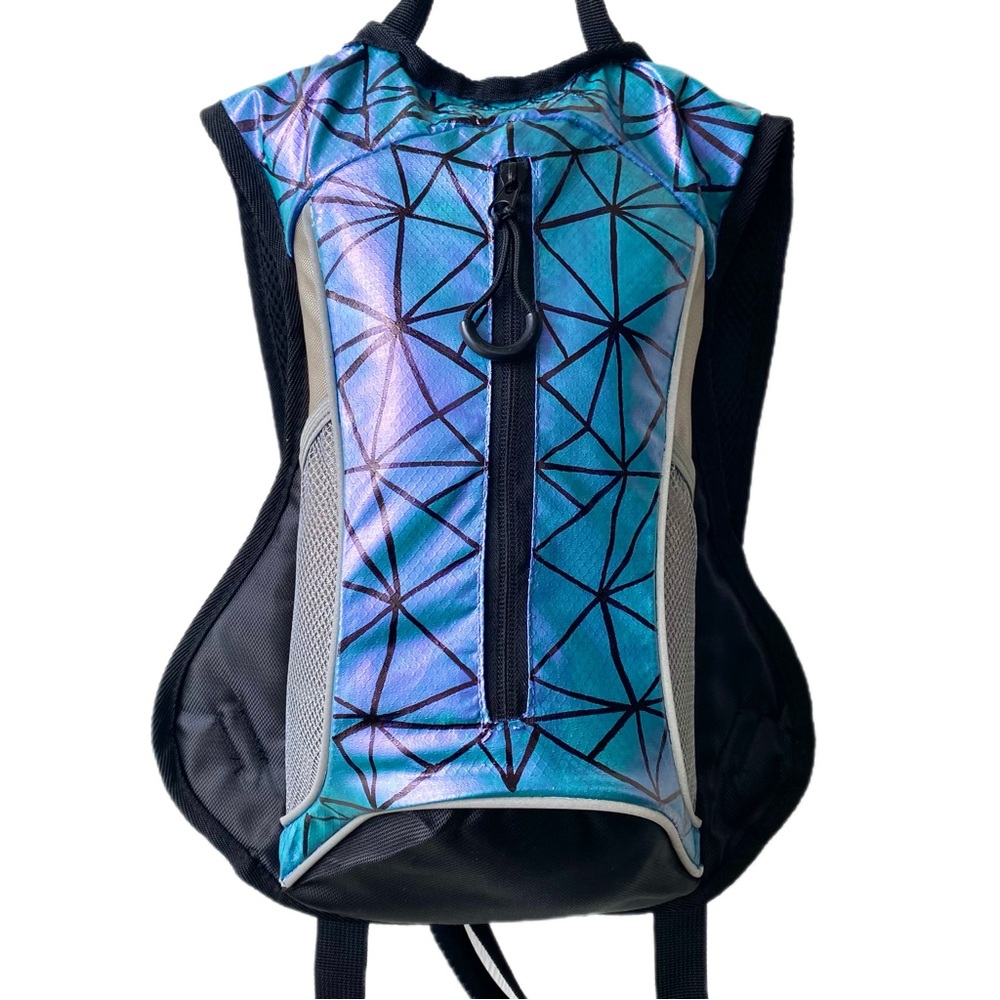 Colorshift Holographic Aduro Sport Water Hydration Backpack Hiking Walking